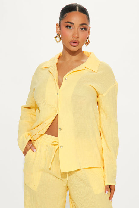 More Life Pant Set – Yellow