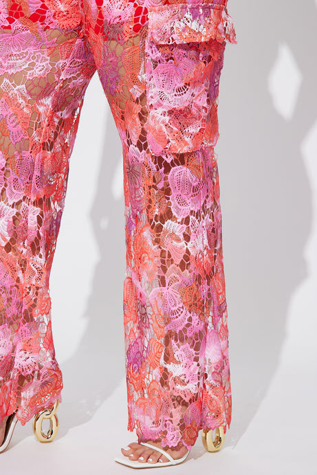 Corseted Cargo Pant Duo – Pink