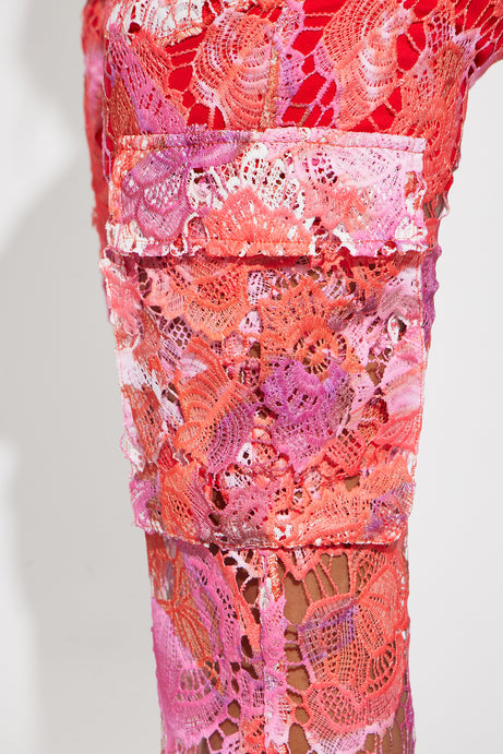 Corseted Cargo Pant Duo – Pink
