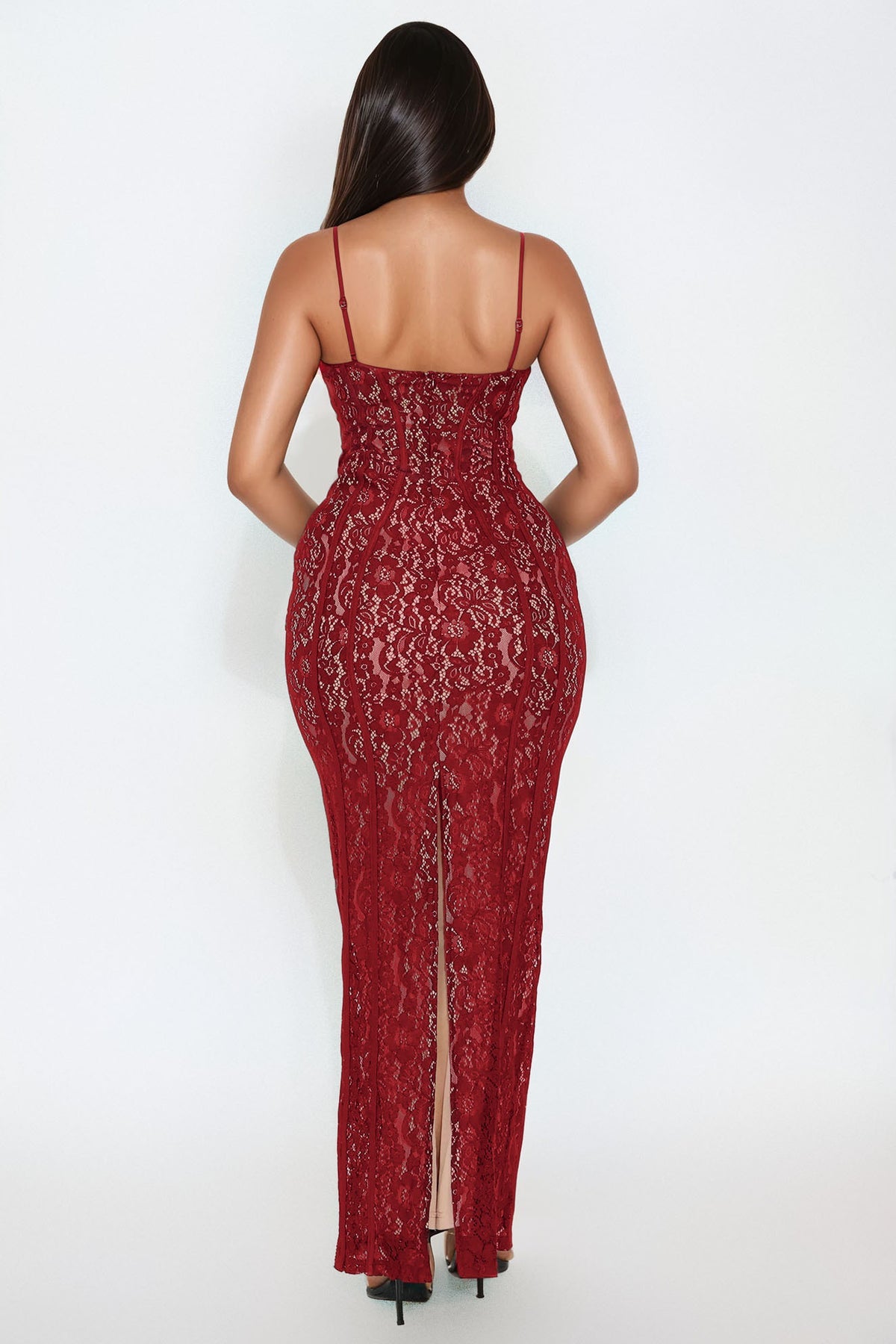 Sweetheart Lace Maxi with Adjustable Straps