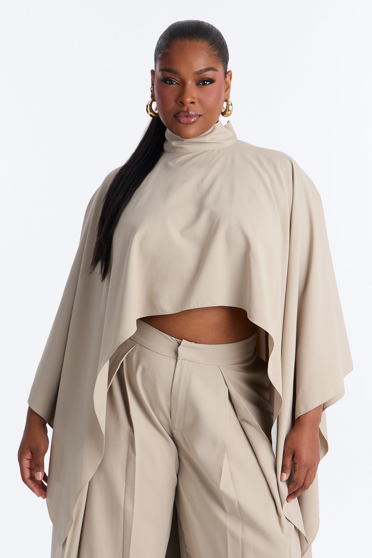 Sculpted Ease Taupe Two-Piece Set