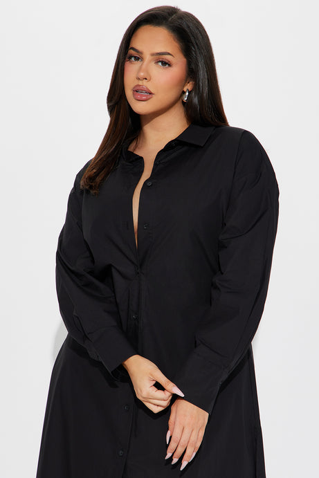 Eleanor Oversized Shirt Maxi Dress