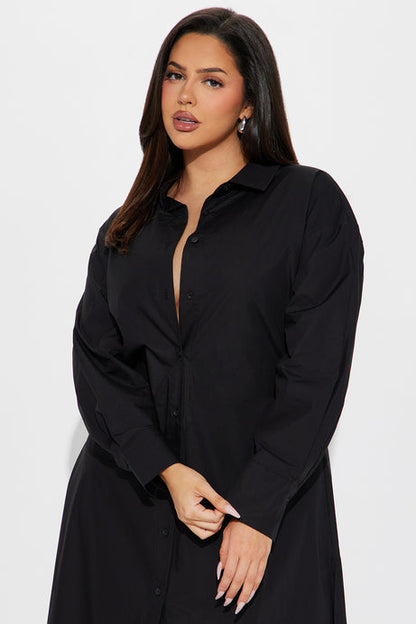 Eleanor Oversized Shirt Maxi Dress