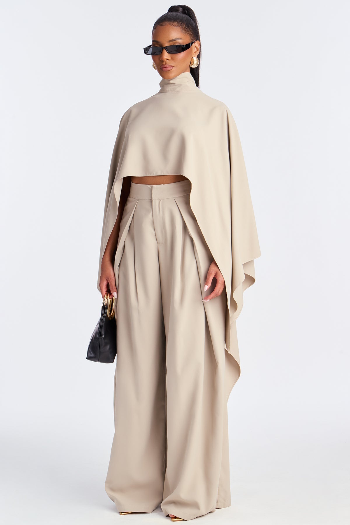 Sculpted Ease Taupe Two-Piece Set