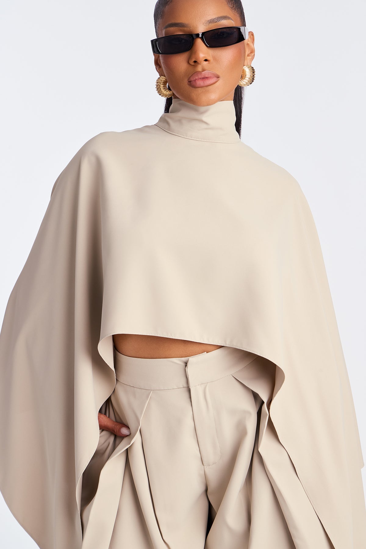 Sculpted Ease Taupe Two-Piece Set