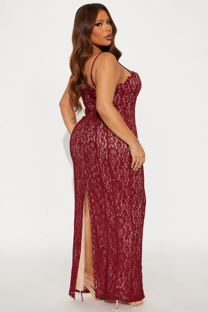 Sweetheart Lace Maxi with Adjustable Straps