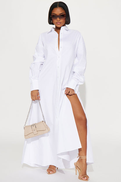 Eleanor Oversized Shirt Maxi Dress