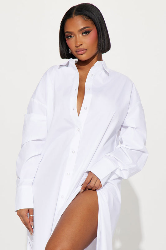 Eleanor Oversized Shirt Maxi Dress