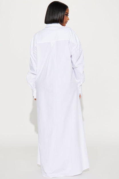 Eleanor Oversized Shirt Maxi Dress