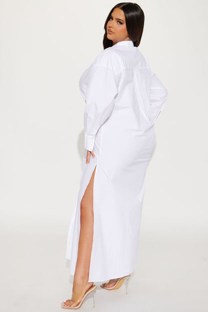 Eleanor Oversized Shirt Maxi Dress