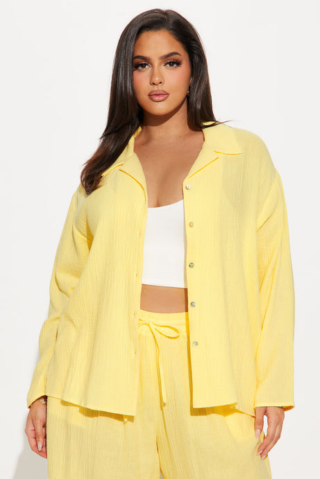 More Life Pant Set – Yellow