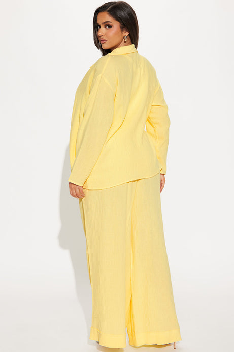 More Life Pant Set – Yellow